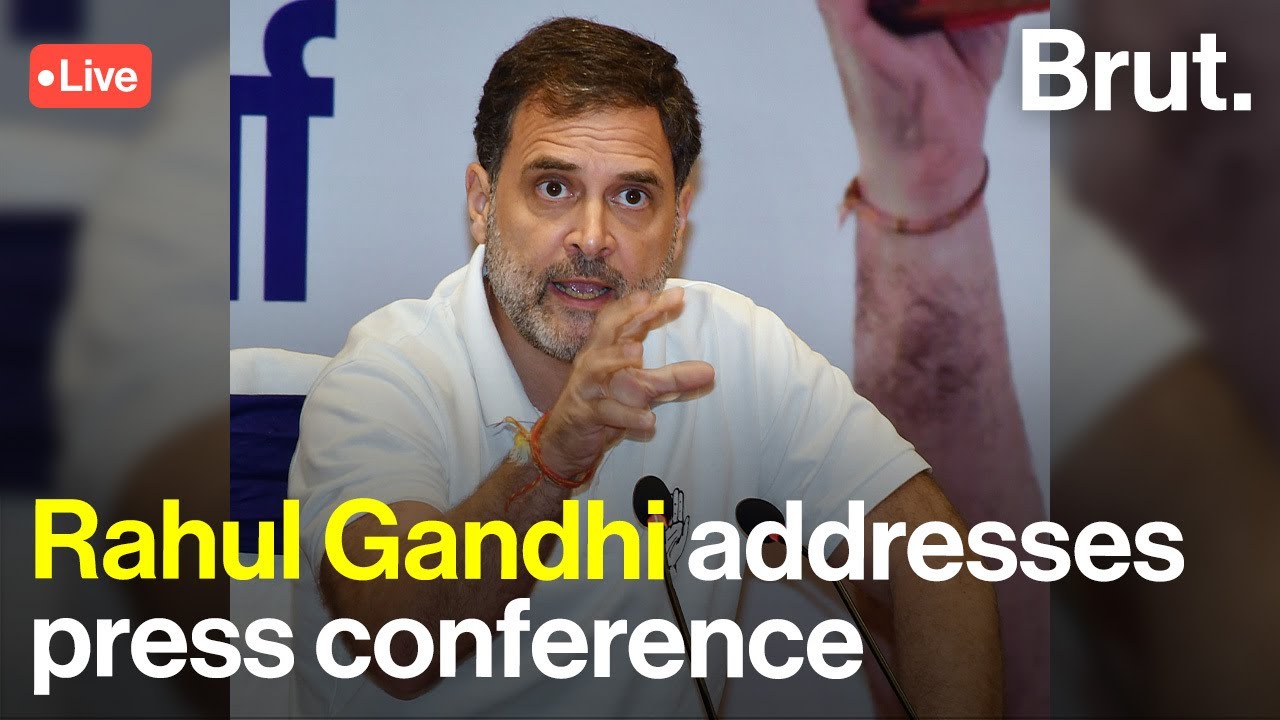 🔴REPLAY: Rahul Gandhi speaks at press conference at Congress headquarters