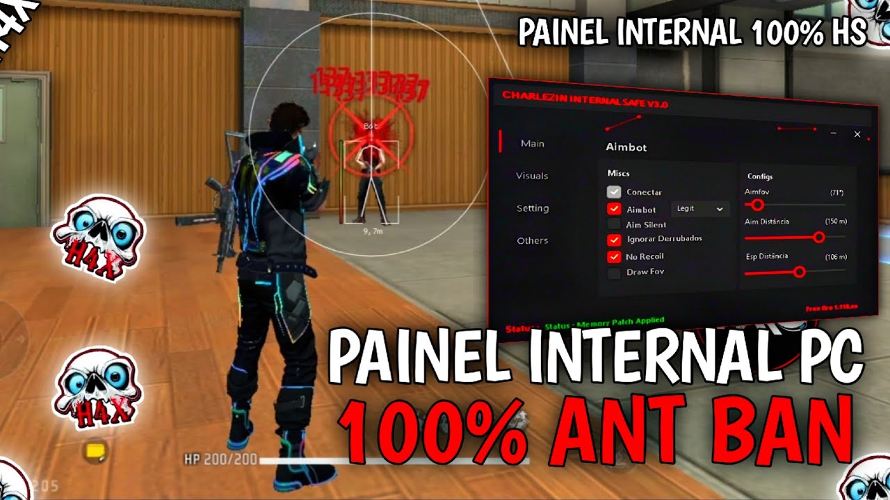 INACREDITÁVEL!! 🥶 PAINEL INTERNAL ANDROID E EMULADOR 100% HS 🤣 NOVO XIT PARA PC 100% ANT BAN 🎯