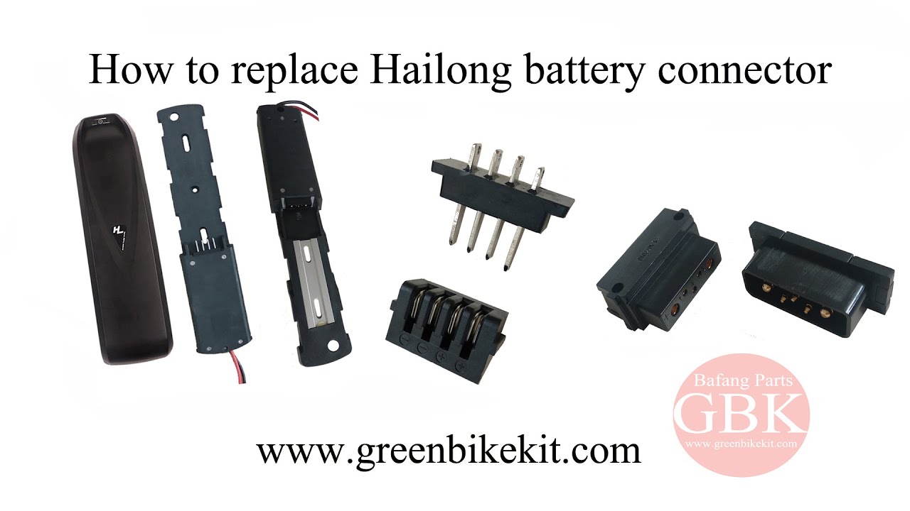 how to replace Hailong battery connector