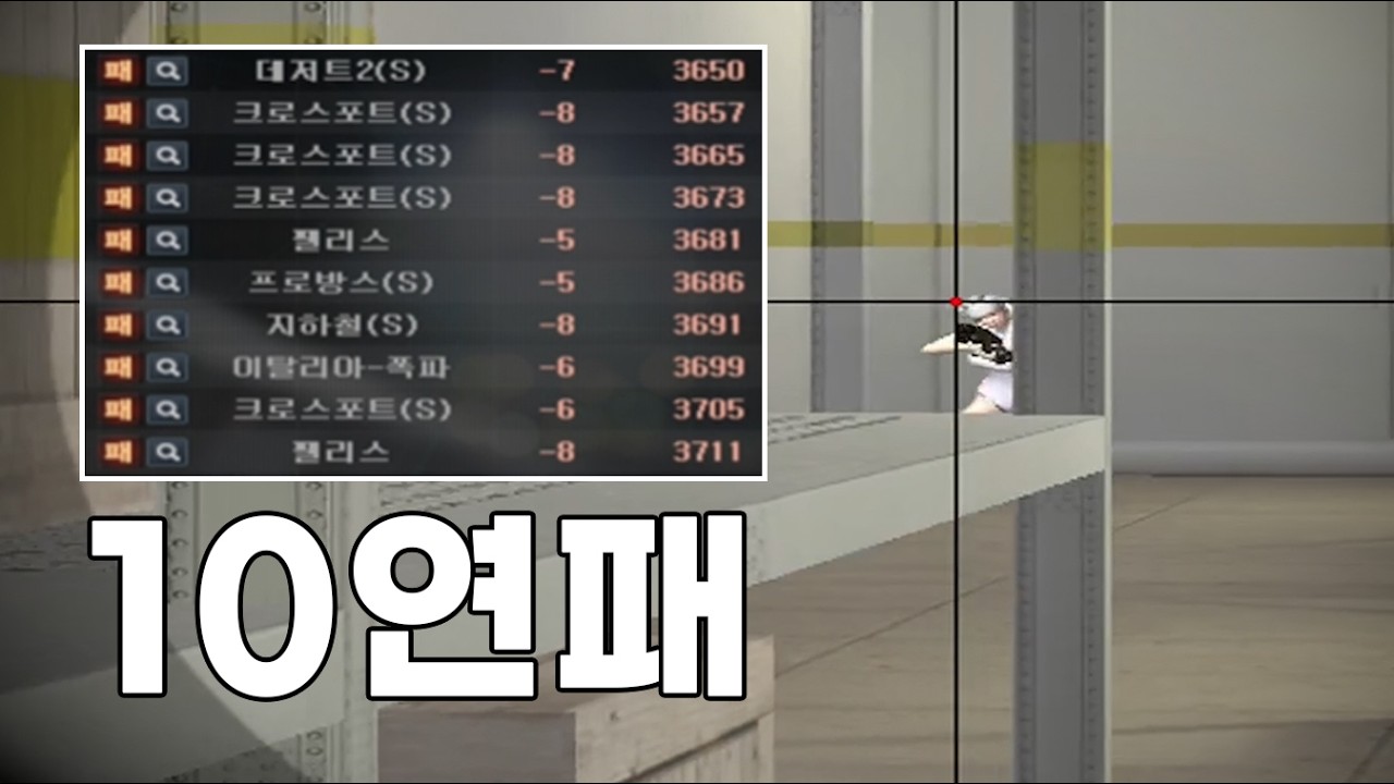 슬럼프 너무 심하게 와서 뒷서든으로 폼 끌어올리기.. [서든어택 랭크전]
