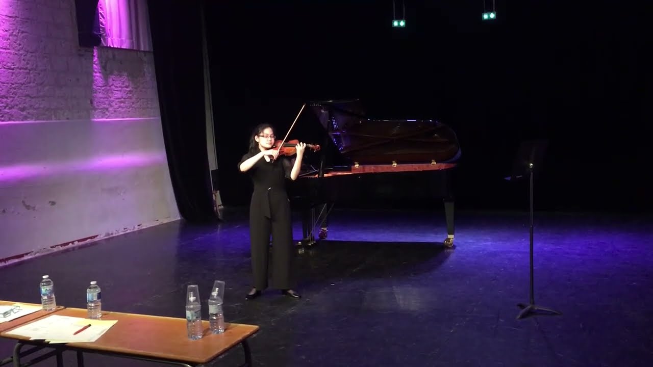 Concours violon international Cambrai 2022 : Bach Sonata No.2, Paganini No.10 , Ysaye Sonata No. 3