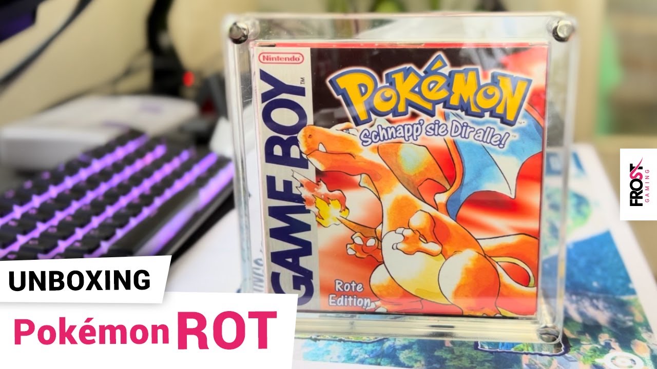 Pok&eacute;mon Rote Edition Unboxing | frOsT packt aus