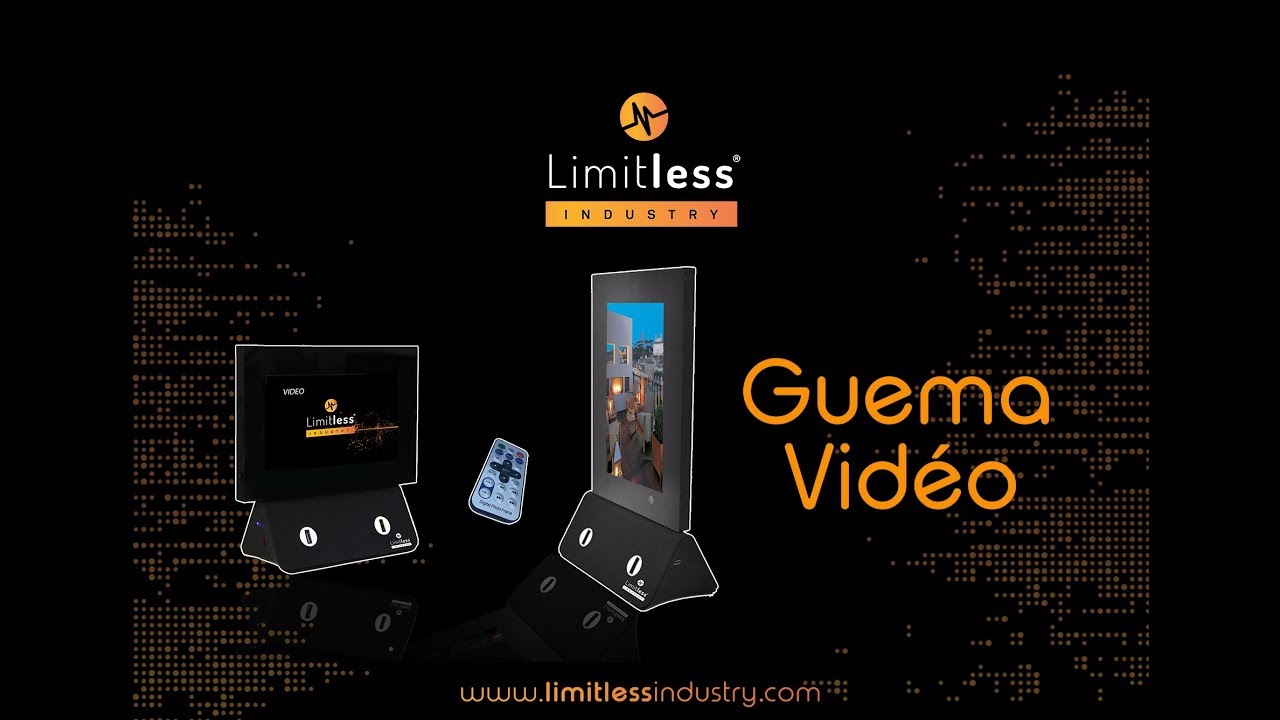 Pr&eacute;sentation de l'&eacute;cran publicitaire de table GUEMA VID&Eacute;O (Version Longue) &bull; Limitless Industry