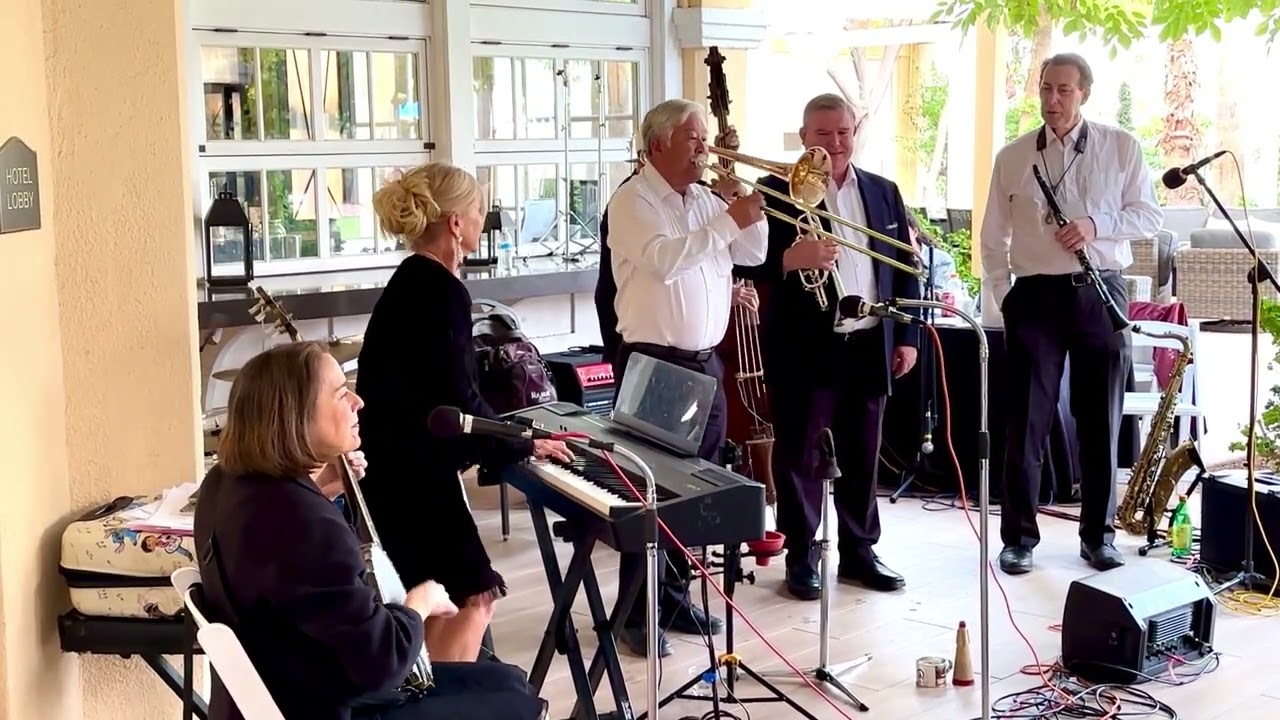 Cheryl's Vintage jazz band playing  Angry at the 2024 Arizona Classic Jazz Festival