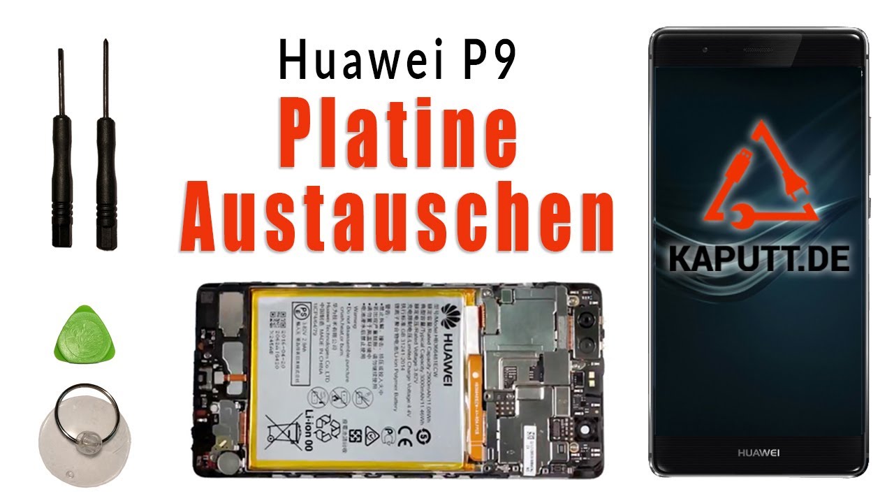 Huawei P9 Platine günstig reparieren / Reparaturtutorial
