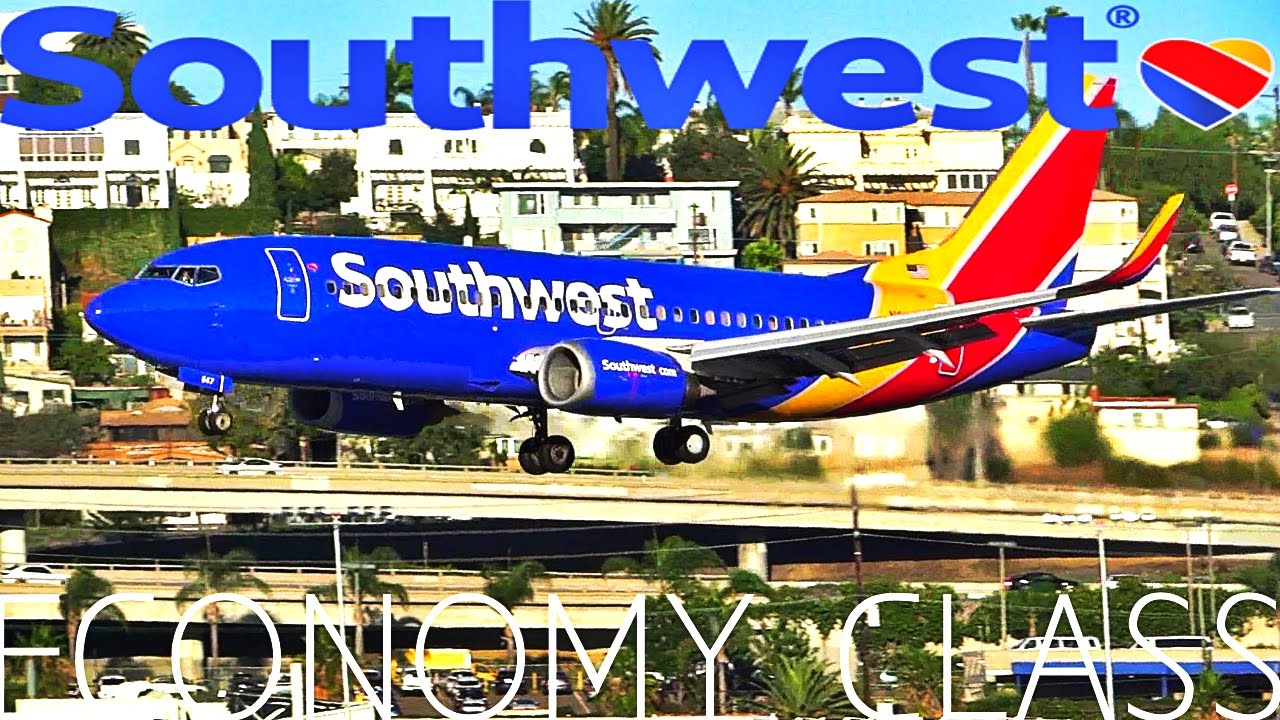 Southwest Airlines Сан-Диего в Сан-Франциско B737-3 Вт / ATC