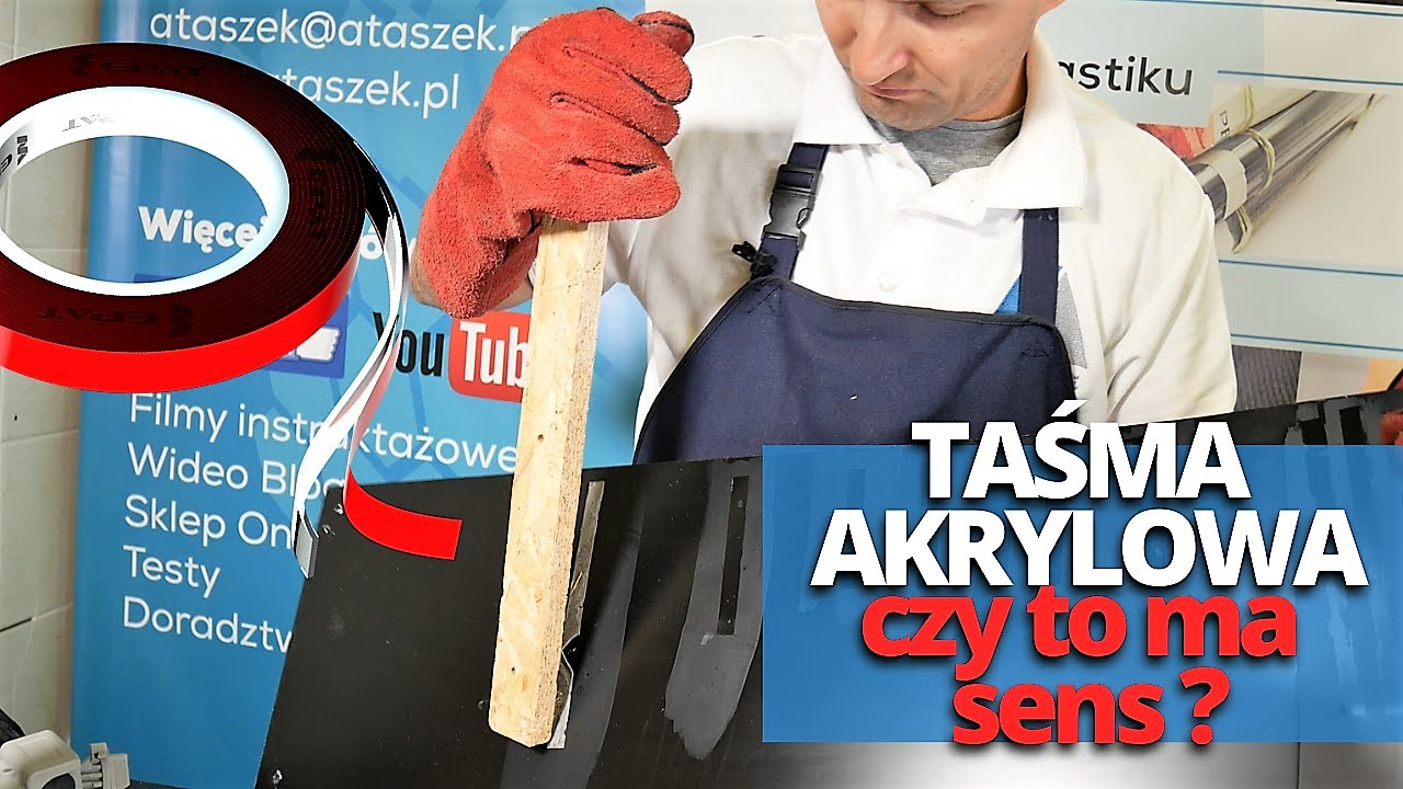 Taśma Akrylowa - czy może zastąpić kleje ?