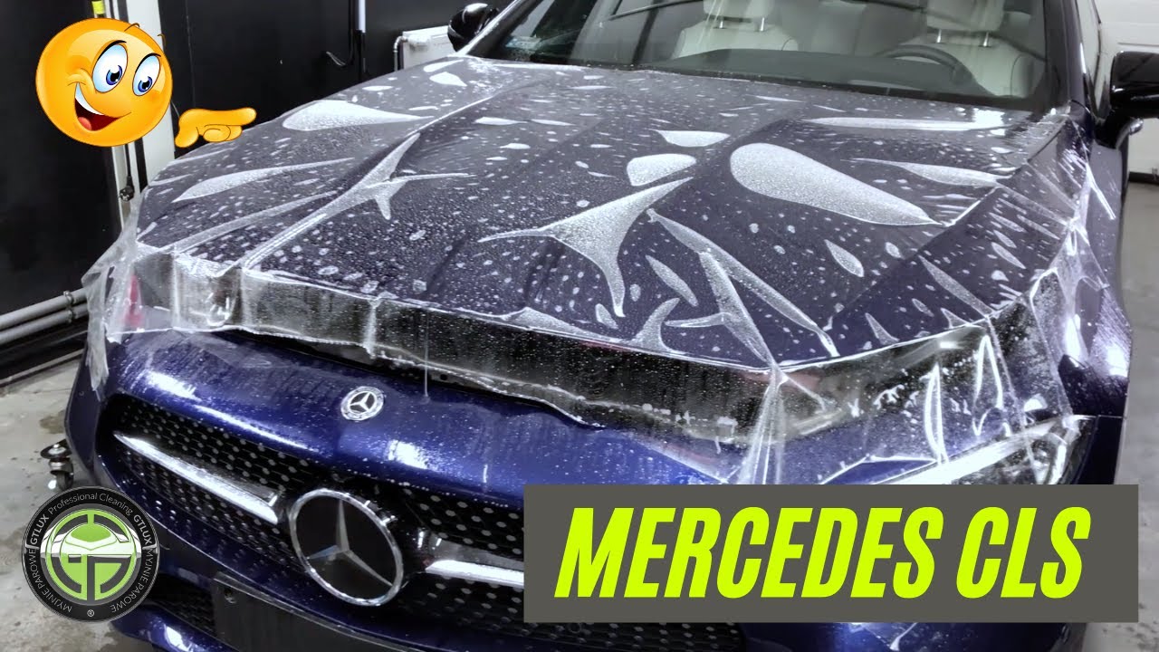Mercedes CLS - Jak okleić cały samochód folia PPF