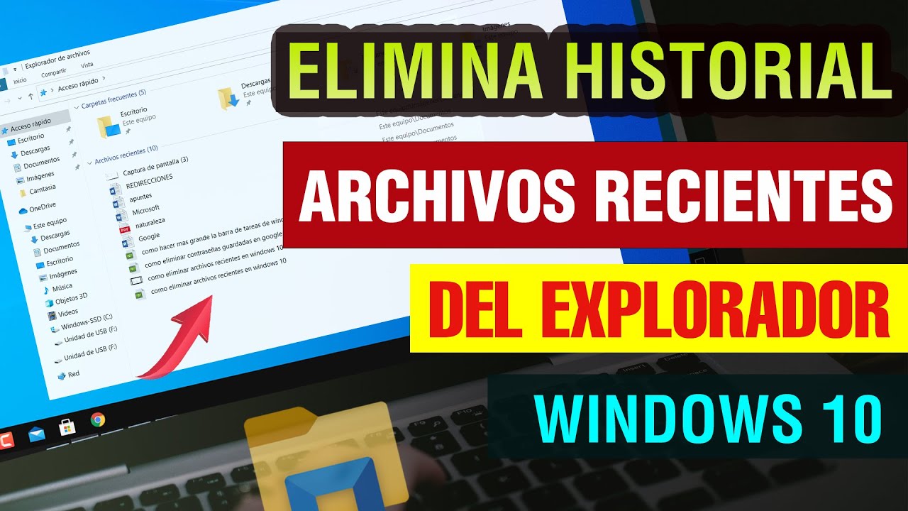 Como quitar Archivos Recientes en explorador de Windows 10 | borrar historial de archivos 2026