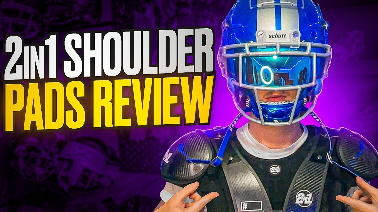 Best Shoulder Pads in Football? 2in1 Shoulder Pads Unboxing and Review