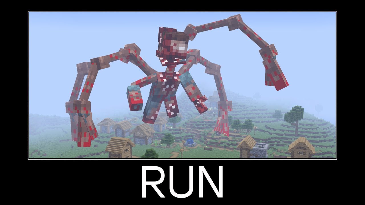 WAIT WHAT (Minecraft - Scary Spider Herobrine) #2