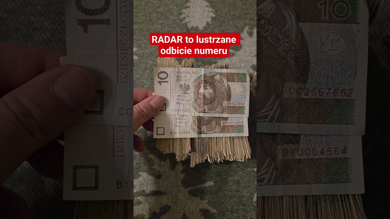TRAFIŁEM BANKNOT Z NUMEREM RADAROWYM NA LIVE! 😱🔥