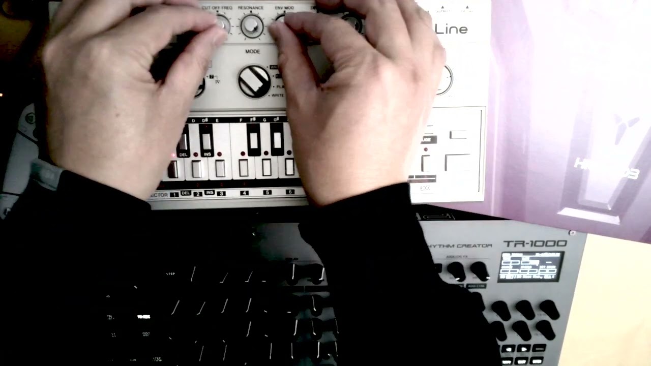 TR-1000 with TB-303 TEST Movie by Sikkoku