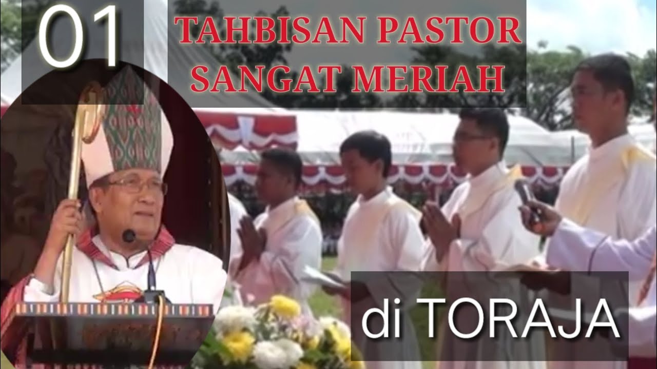 01 TAHBISAN 7 IMAM BARU KEUSKUPAN AGUNG MAKASSAR DI RANTEPAO