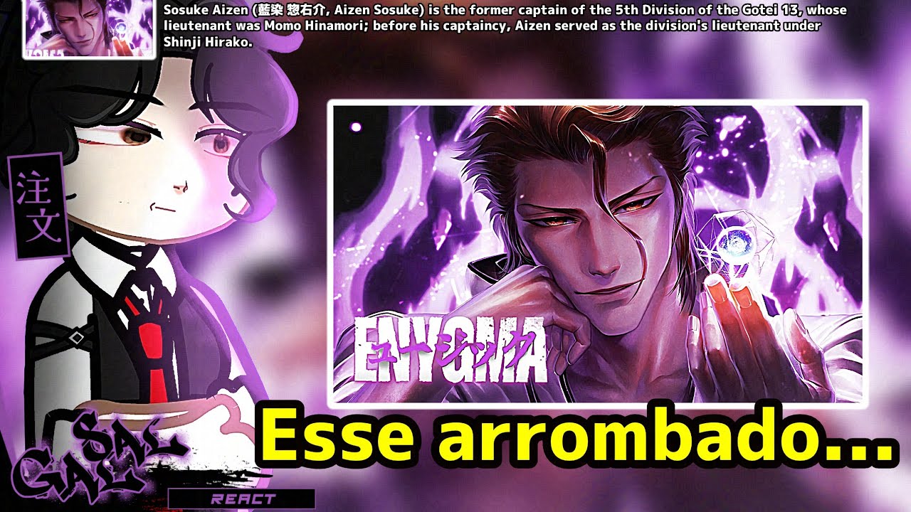 🇧🇷 Omniscient Reader Viewpoint React ( Hipnose Perfeita | Bleach | Aizen | ‎‎@Enygma_Music )