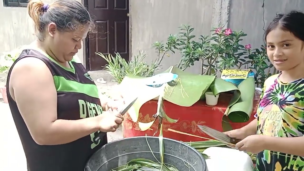 THROWBACK: My twin vacation, Happy Sunday everyone preparation for boodle fight with Relative's