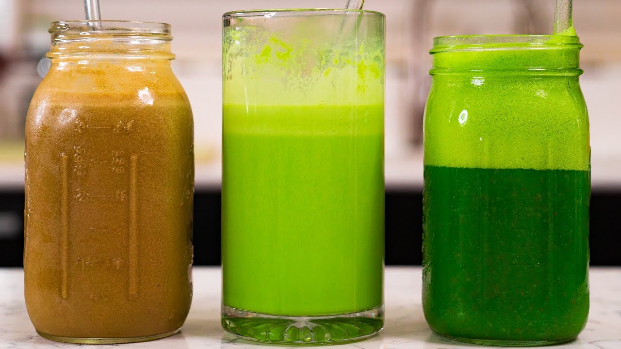 3 Quick Healthy Drink Recipes