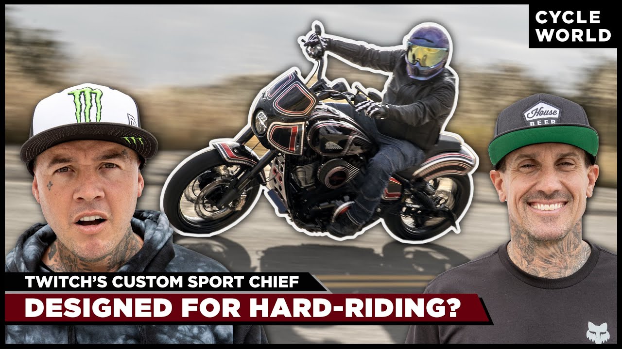 Riding Twitch's Custom Built Indian Sport Chief