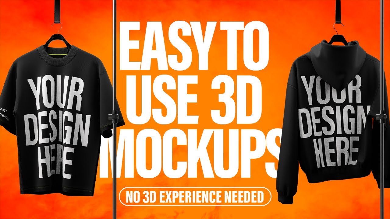 Простые в использовании 3D-макеты футболок и толстовок для Blender