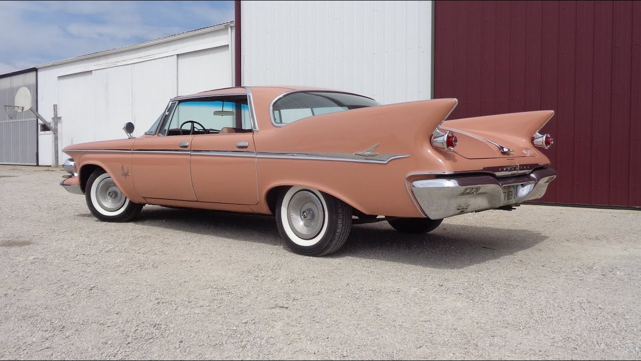 WIDEST CAR EVER ! 1961 Imperial Custom Southampton in Tan & Ride on My Car Story with Lou Costabile