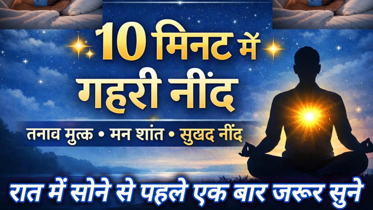 रात में सोने से पहले एक जरूर सुने I अच्छी गहरी नीद आएगी और सुखी शान्ति मिलेगी I #viralvideo #video 