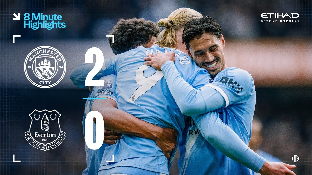 EXTENDED HIGHLIGHTS | Man City 2-0 Everton | Haaland scoring run continues!