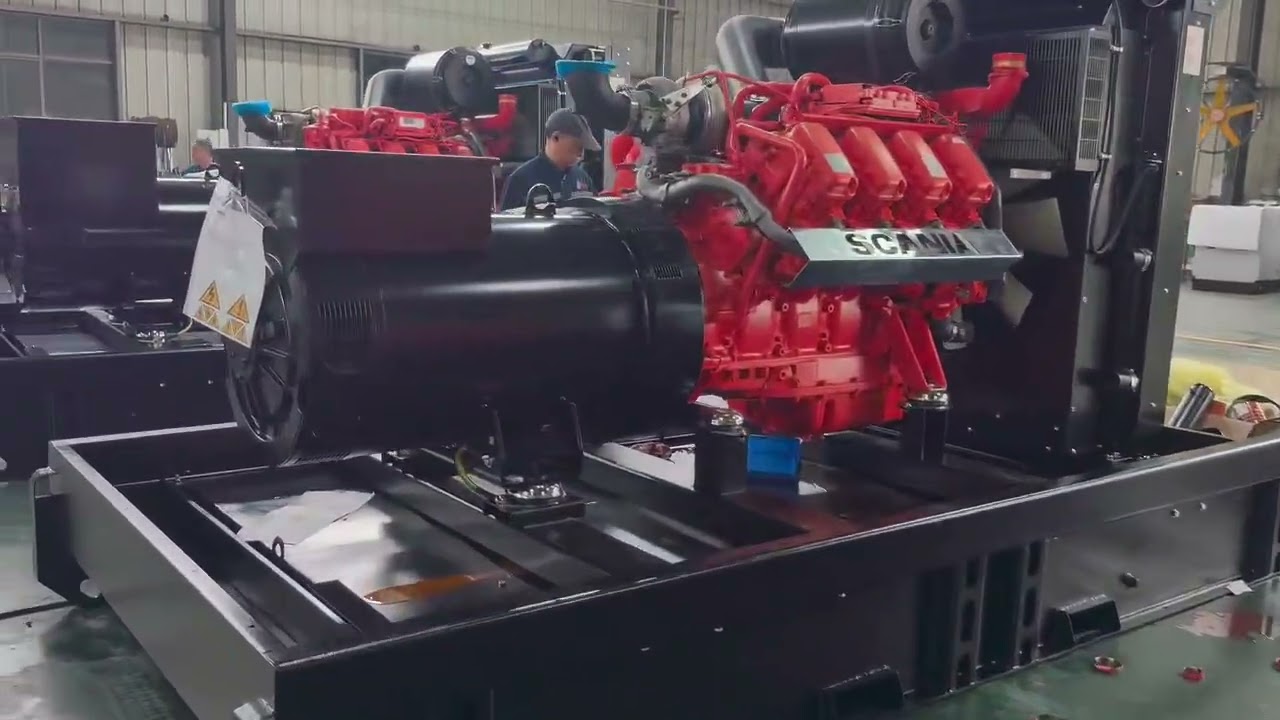 Hongfu Scania Generator under production