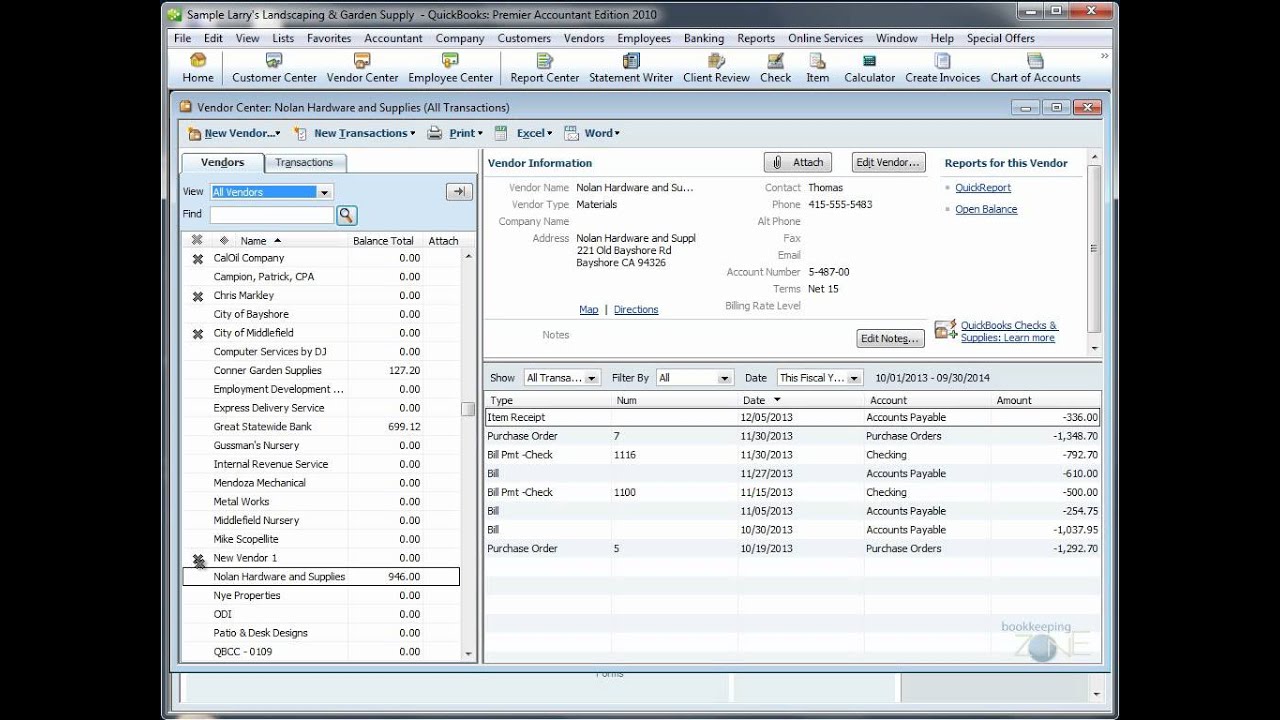 QuickBooks Training Videos: Make Vendor Active after being Inactive