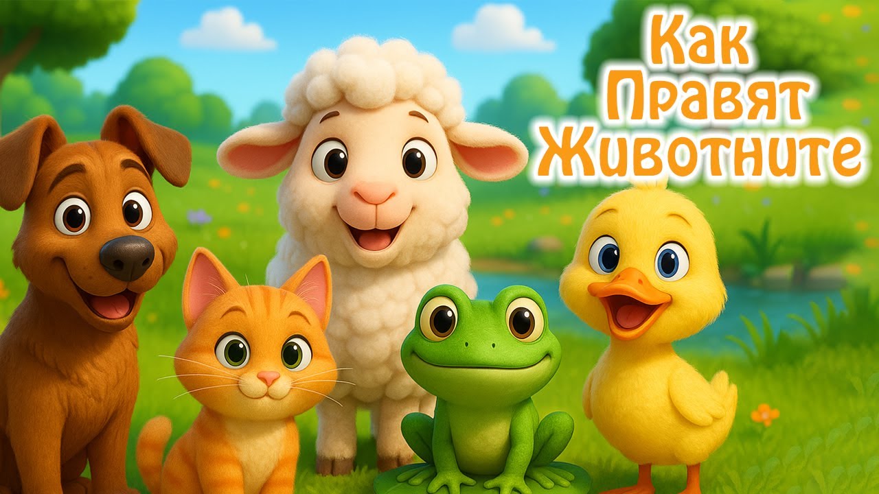 Бау, Мяу, Му | Как Правят Животните | Образователно Видео За Деца