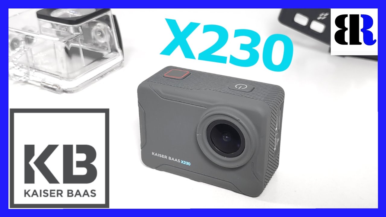 KAISER BAAS KB X230 Action Camera Unboxing + Set Up + Testing