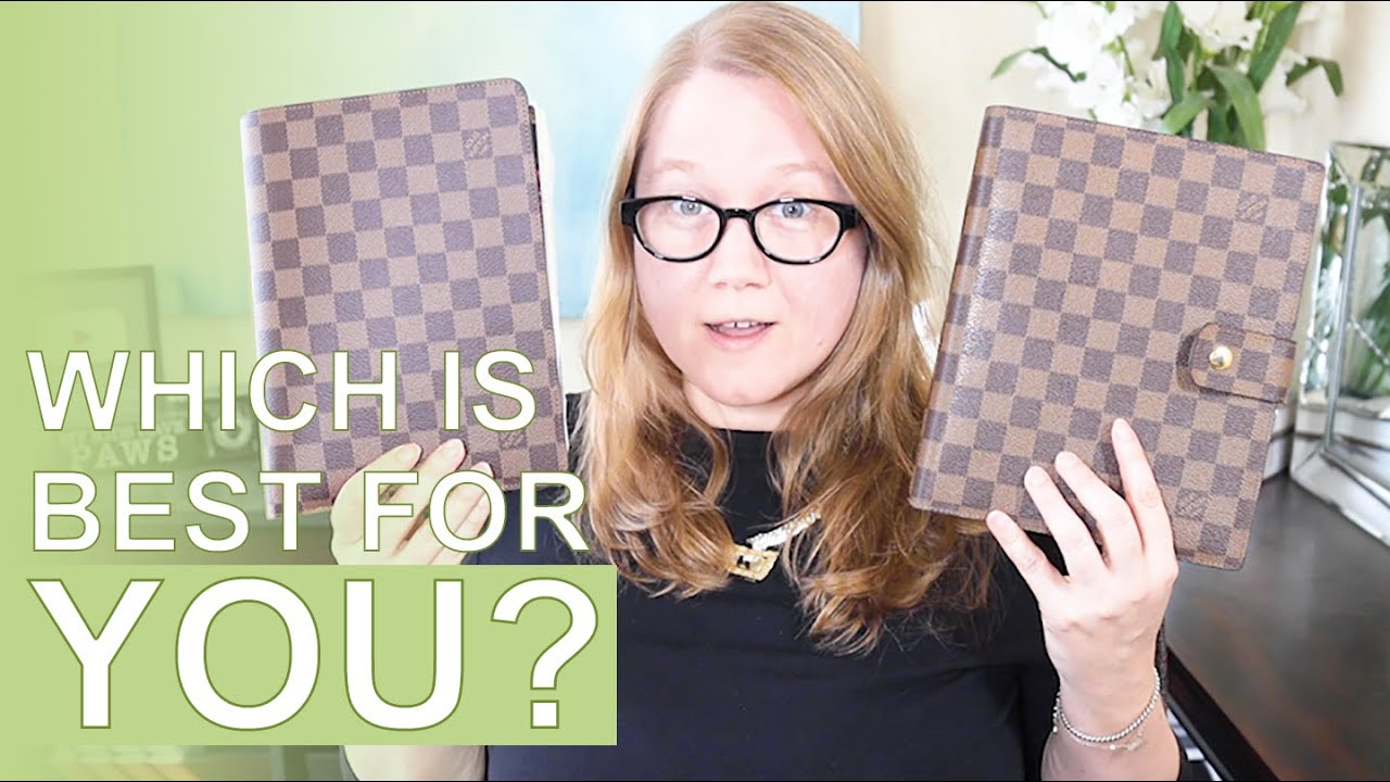 COMPARISON: Louis Vuitton Agenda GM vs Desk Agenda || Autumn Beckman