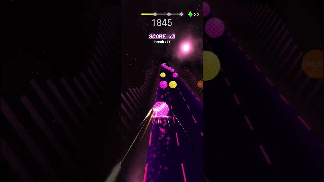 CHANDELIER #gameplay in DANCING ROAD