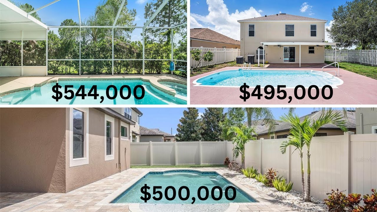 3 Pool Homes in Riverview Florida Selling For Under $550,000!!! - Living in Tampa Bay