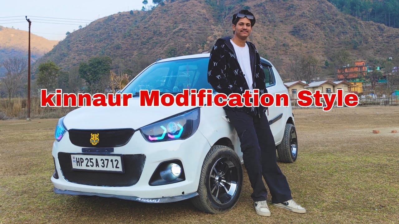 Kinnaur ki gadi ka modification style🔥  || Alto K10 || Custom Lights⚡️ || Price?💲