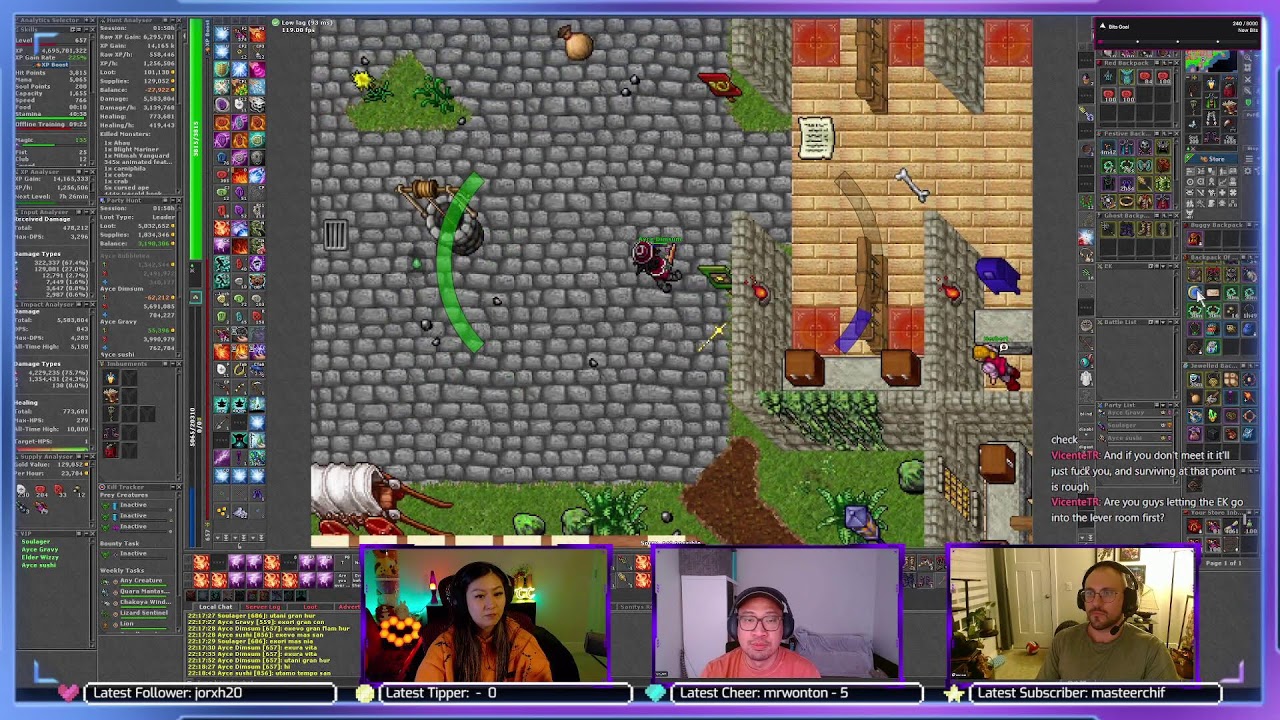 TIBIA TIME [PACERA/ENG] - TEAM HUNT LETS GOOOO!!