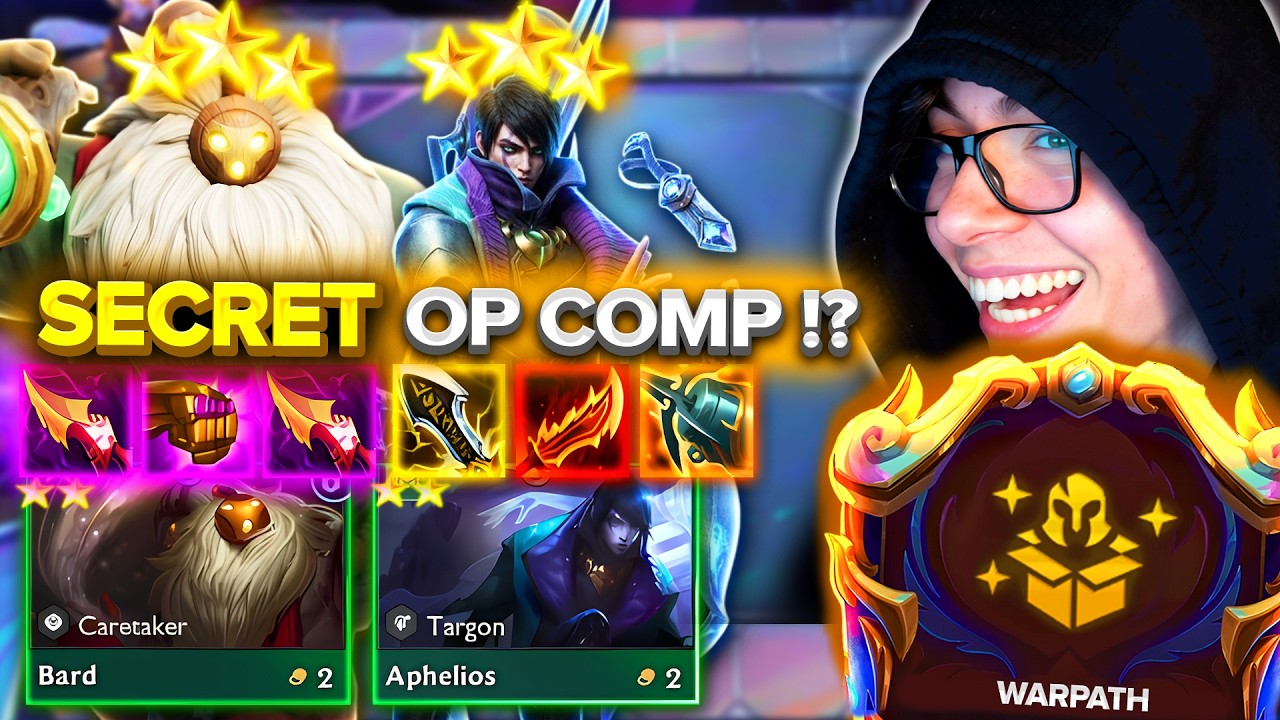 I Cashed Out Warpath Easily With This OP Bard & Aphelios Reroll! | TFT Set 16