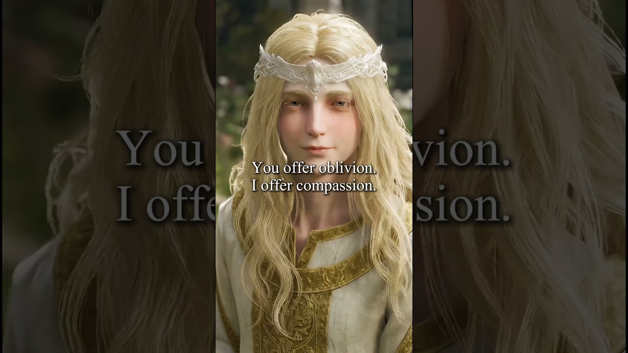 Shabriri Tries to Corrupt Miquella (Elden Ring)