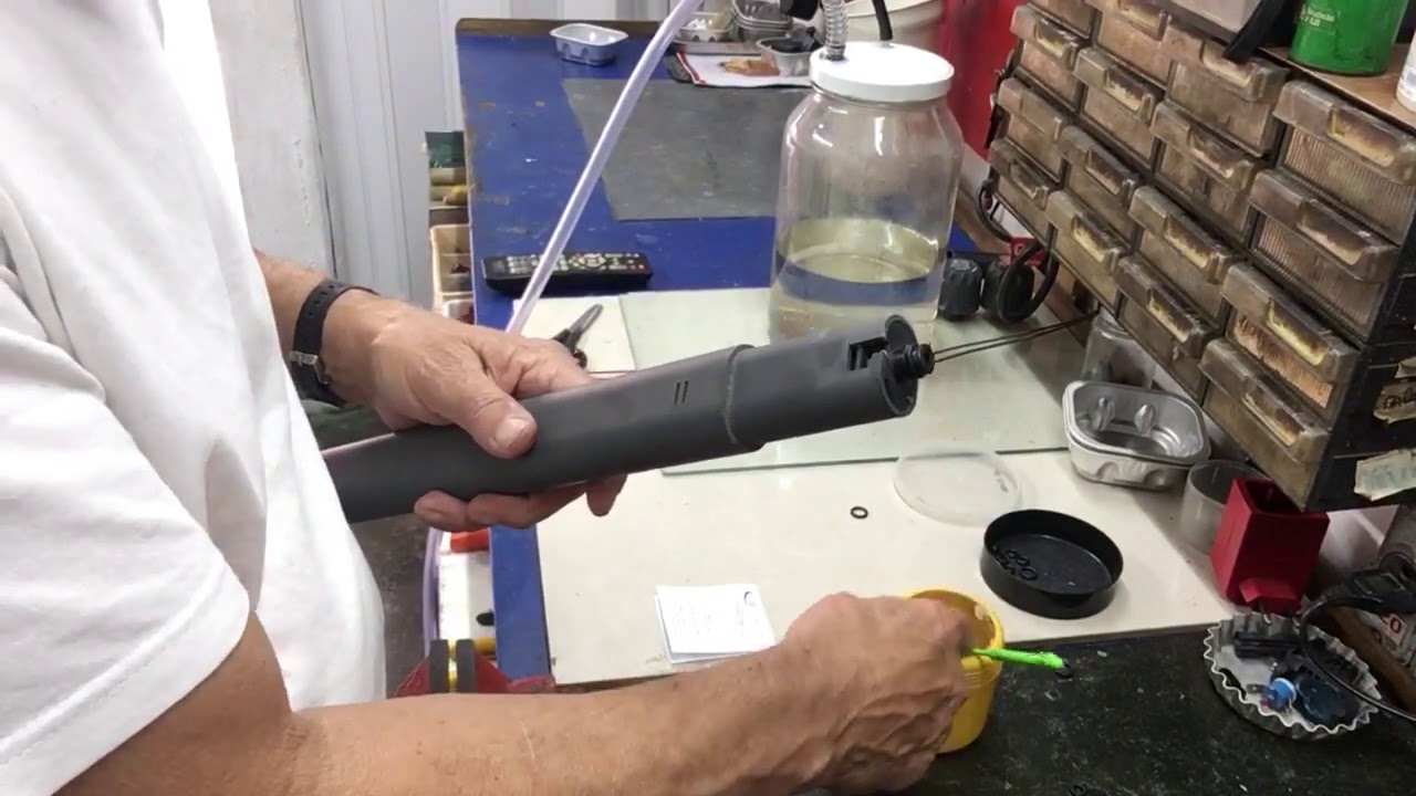trocando vedações do vaporetto