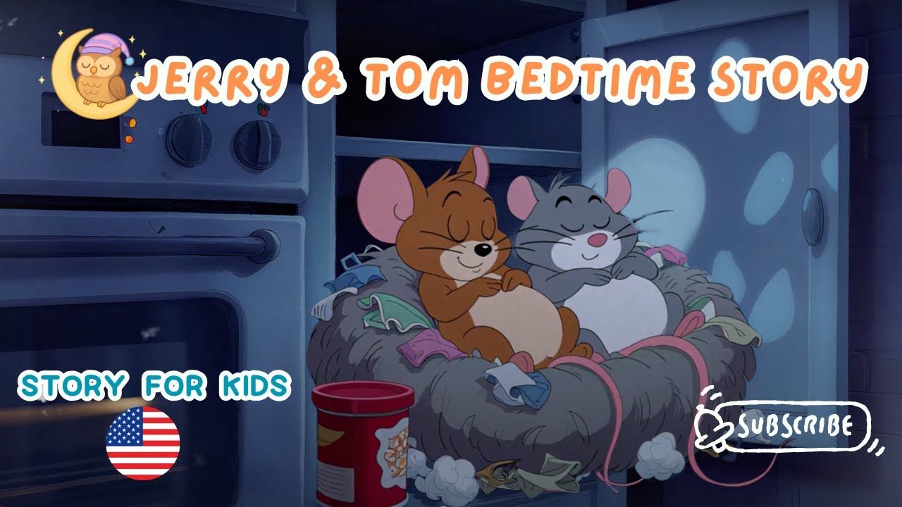 🌙 Сказка на ночь для детей | Джерри и Том: сказка о семье и поиске дома 🐭💤
