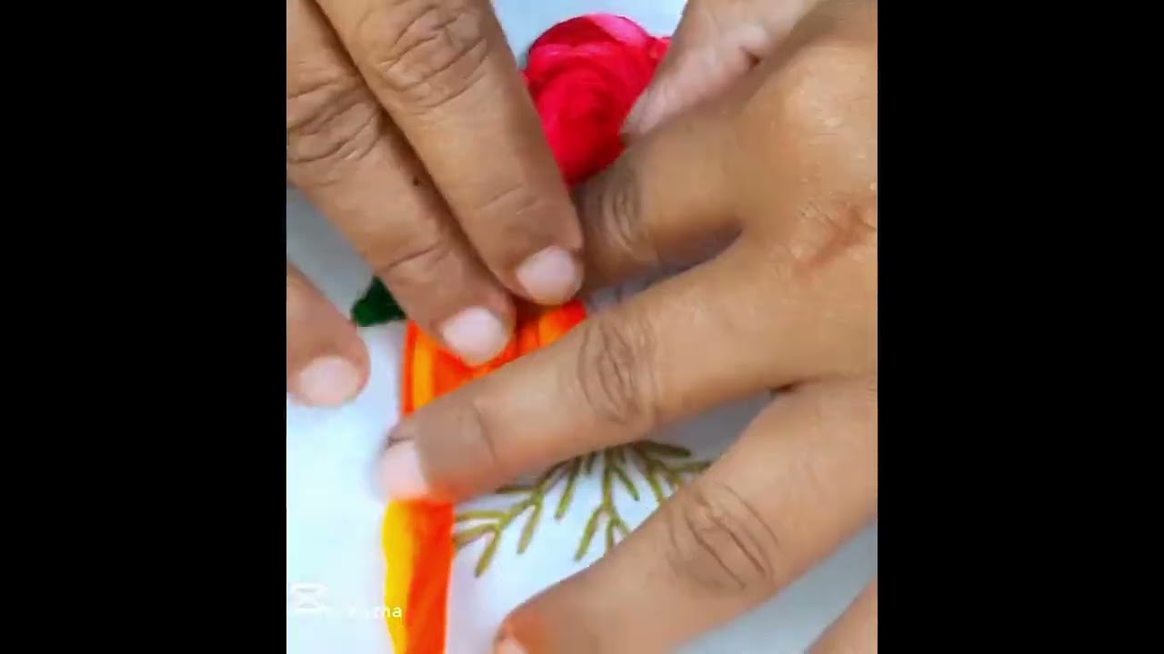 Unique flowers embroidery handwork tutorial,, 🪡💐🥰