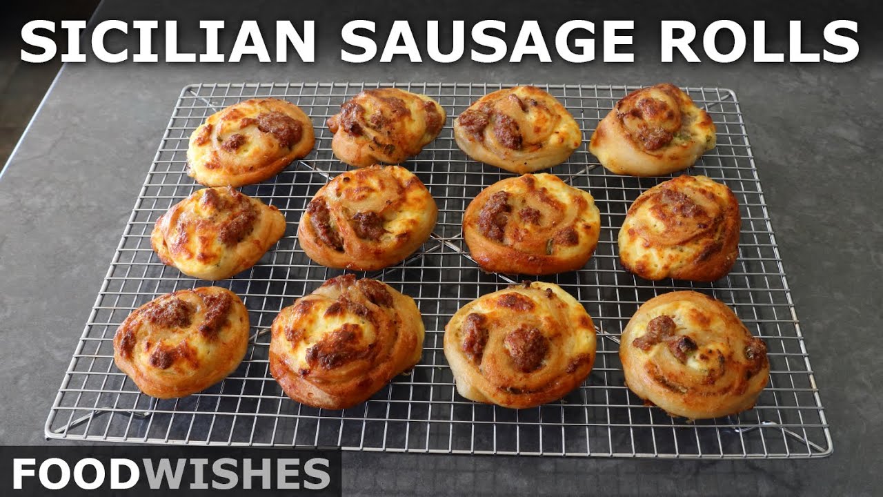 Sicilian Sausage Rolls (Tomasini) | Food Wishes