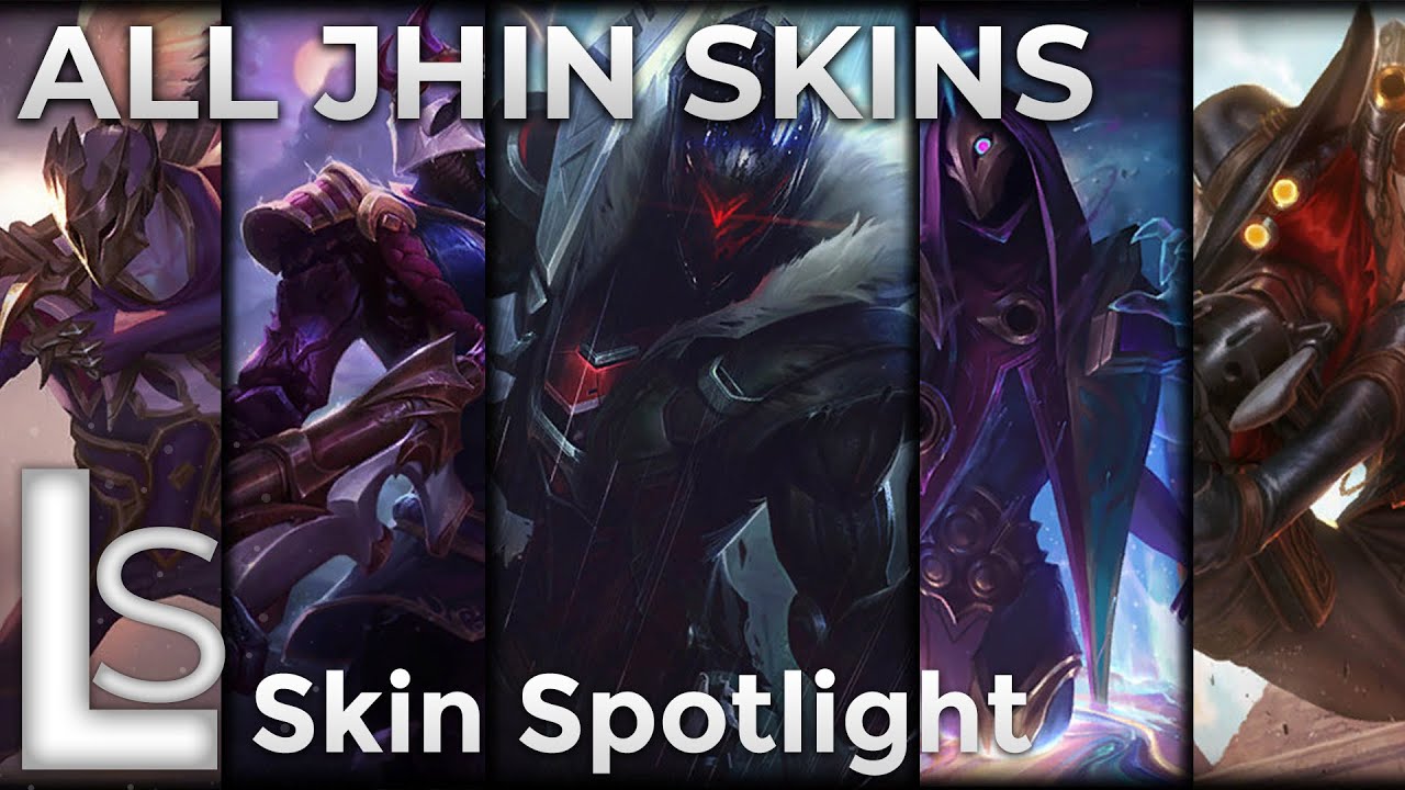 ALL JHIN SKINS - Skin Spotlight - League of Legends - Patch 10.22.1