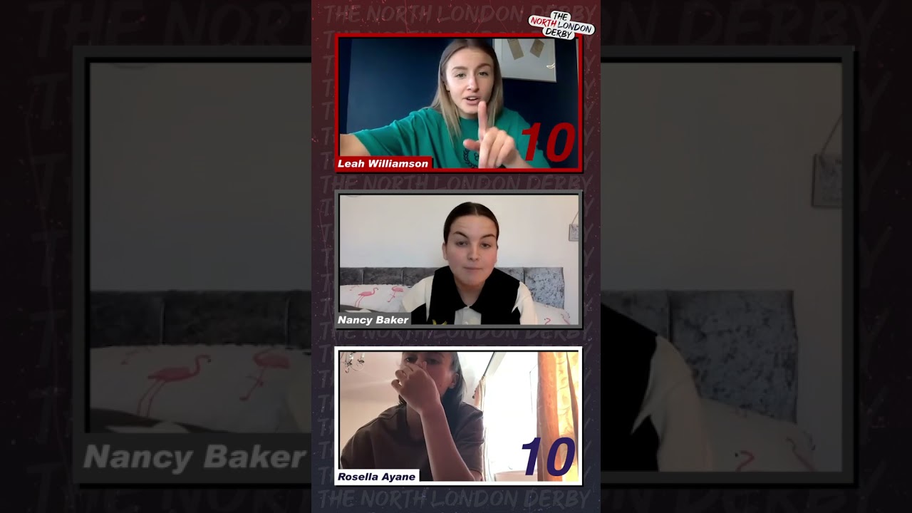 THE NORTH LONDON DERBY PART 2 - Leah Williamson and Rosella Ayane at Shesaballer