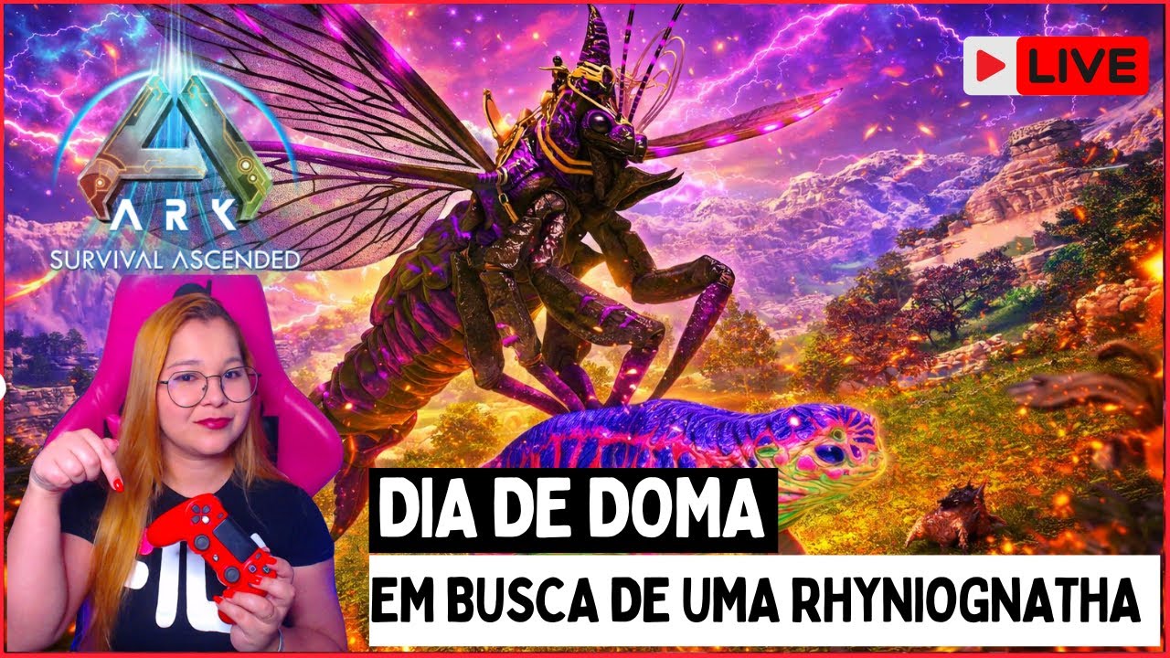🔥ARK ASCENDED🔥 - Em busca de uma rhyniognatha🏹🦖 !discord !servidor !pix