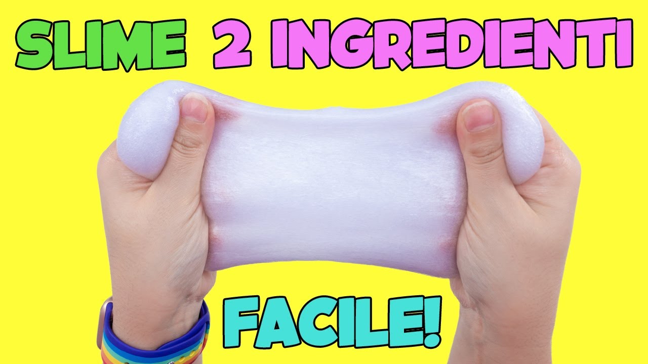 Come fare lo SLIME con 2 INGREDIENTI! Ricetta SUPER FACILE!