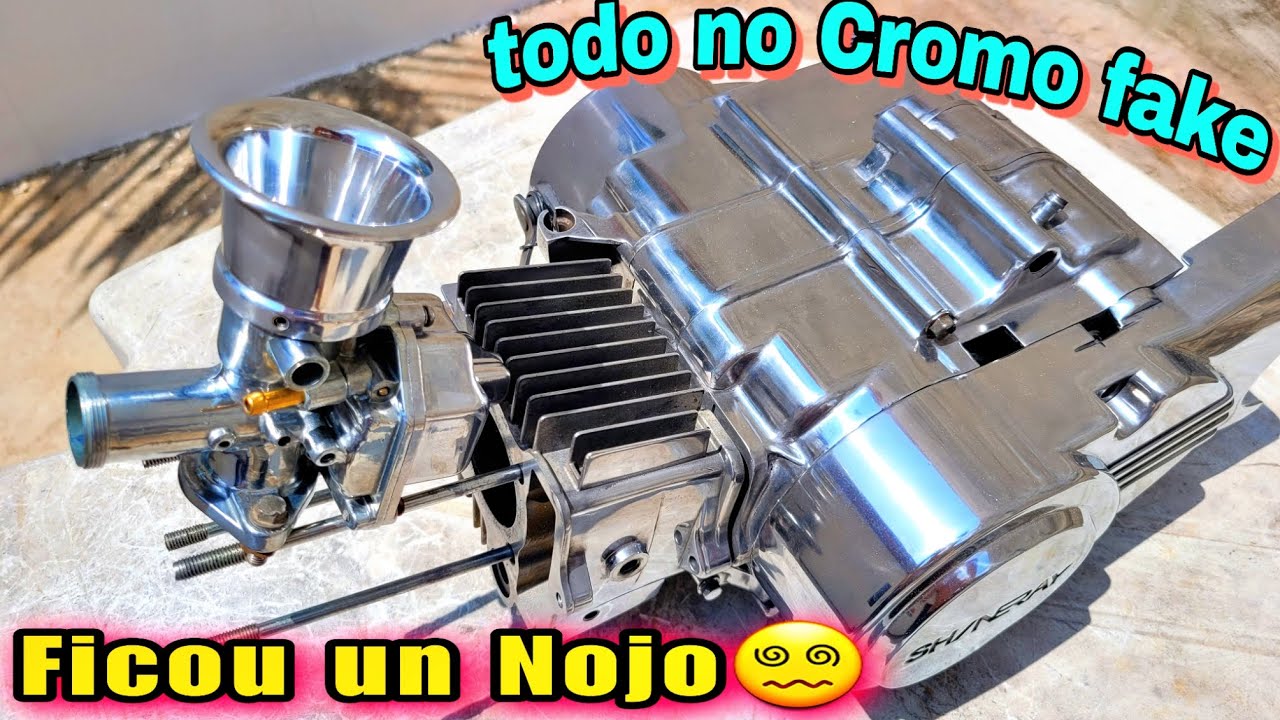100% do motor da cinquentinha no Cromo Fake