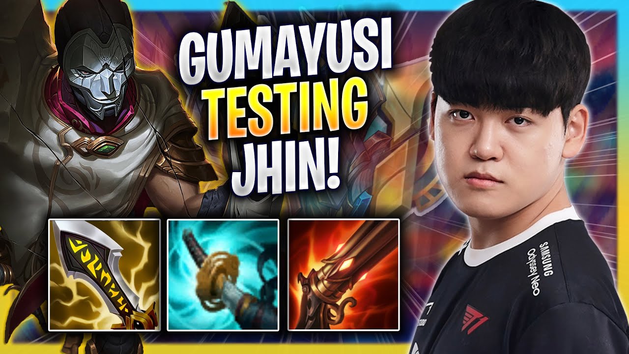 GUMAYUSI TESTING JHIN IN KR SOLOQ! - T1 Gumayusi Plays Jhin ADC vs Caitlyn! | Season 2023