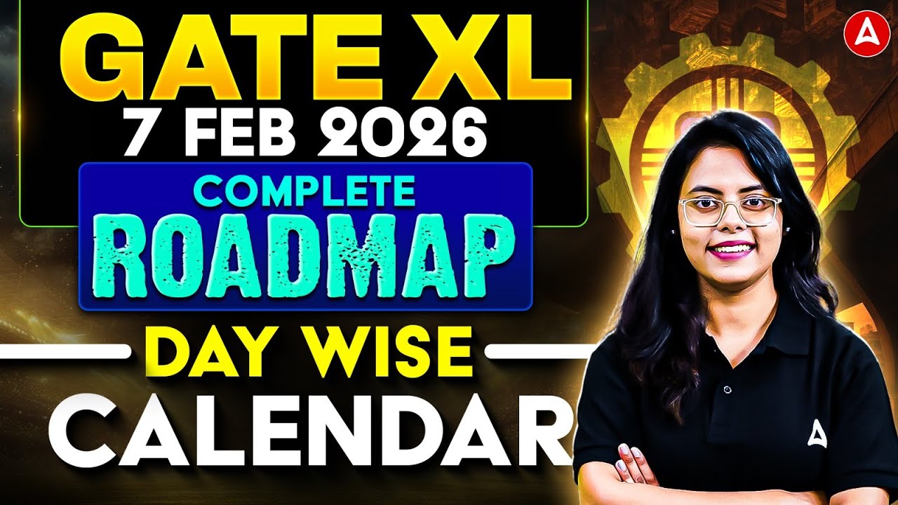 GATE XL 2026 | GATE XL Complete Roadmap Day Wise Calendar | Aashita Ma'am