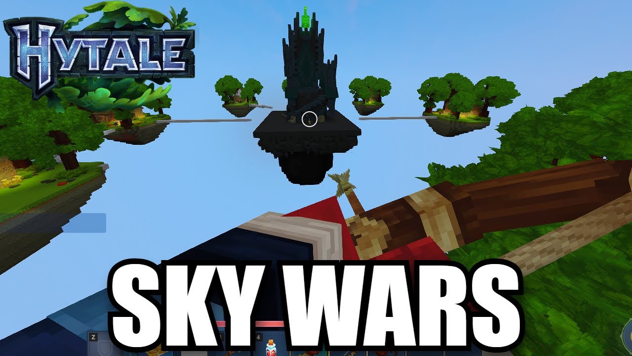 Первый опыт игры в Skywars от Hytale...