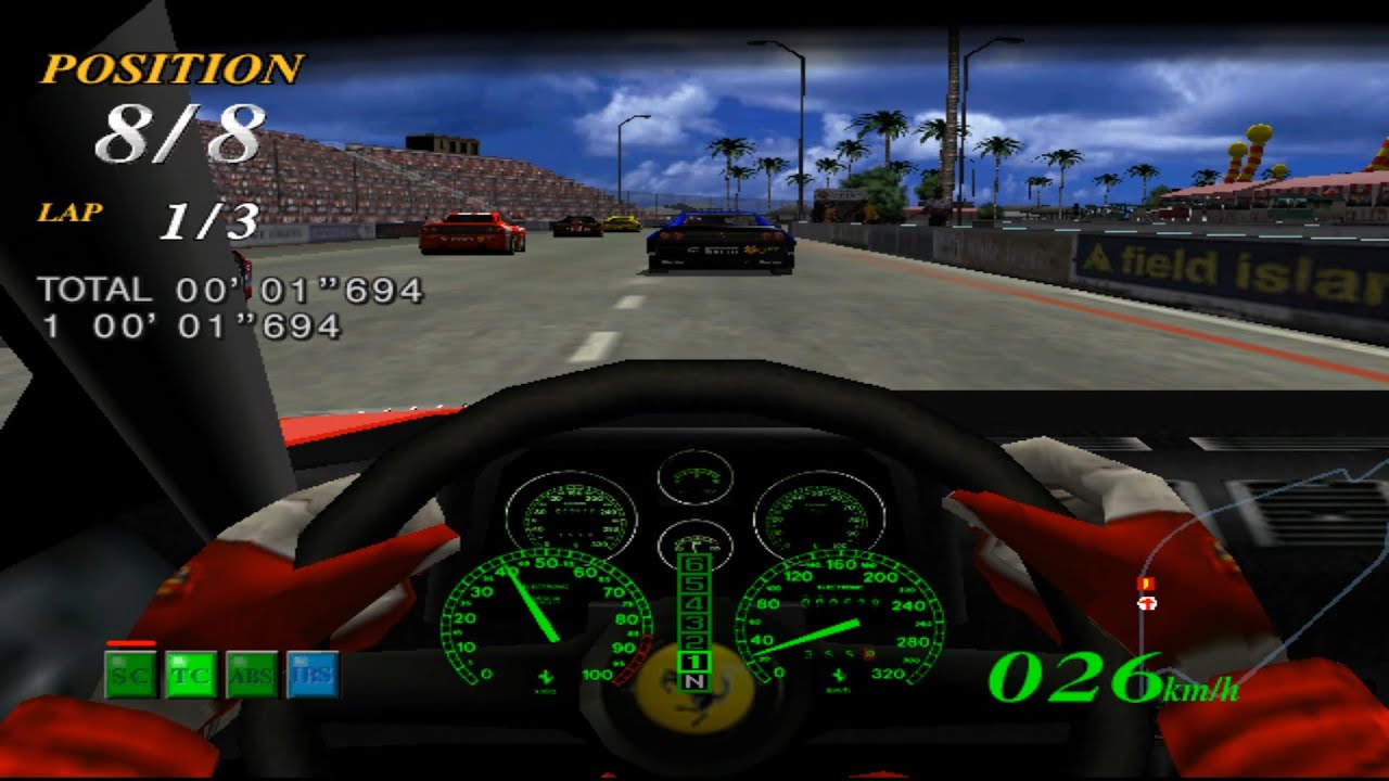F355 Challenge Passione Rossa Cockpit view Race7